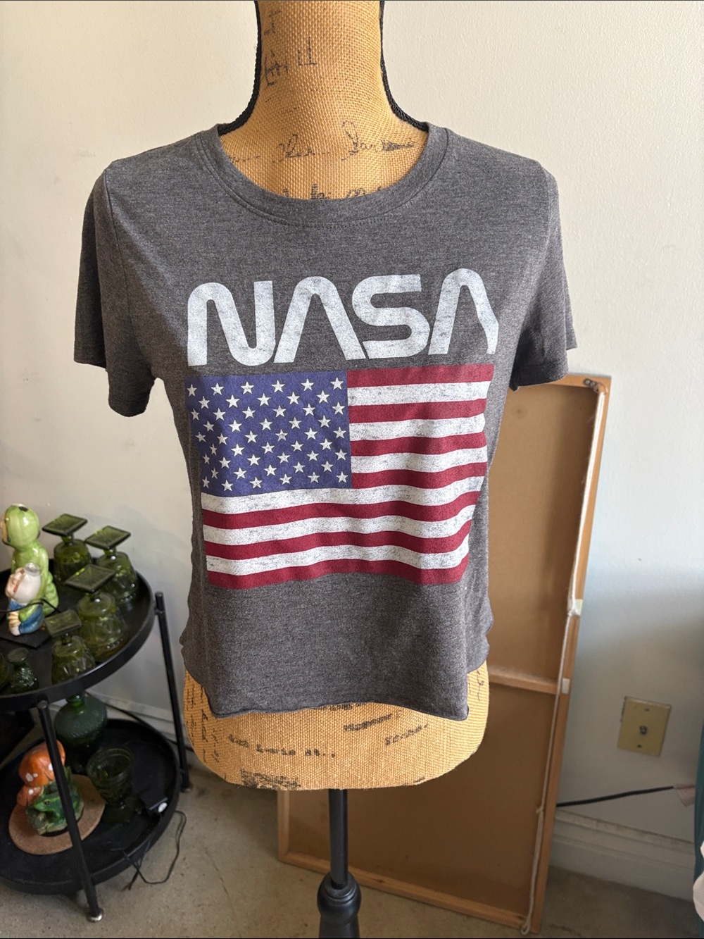 NASA Tee with American Flag